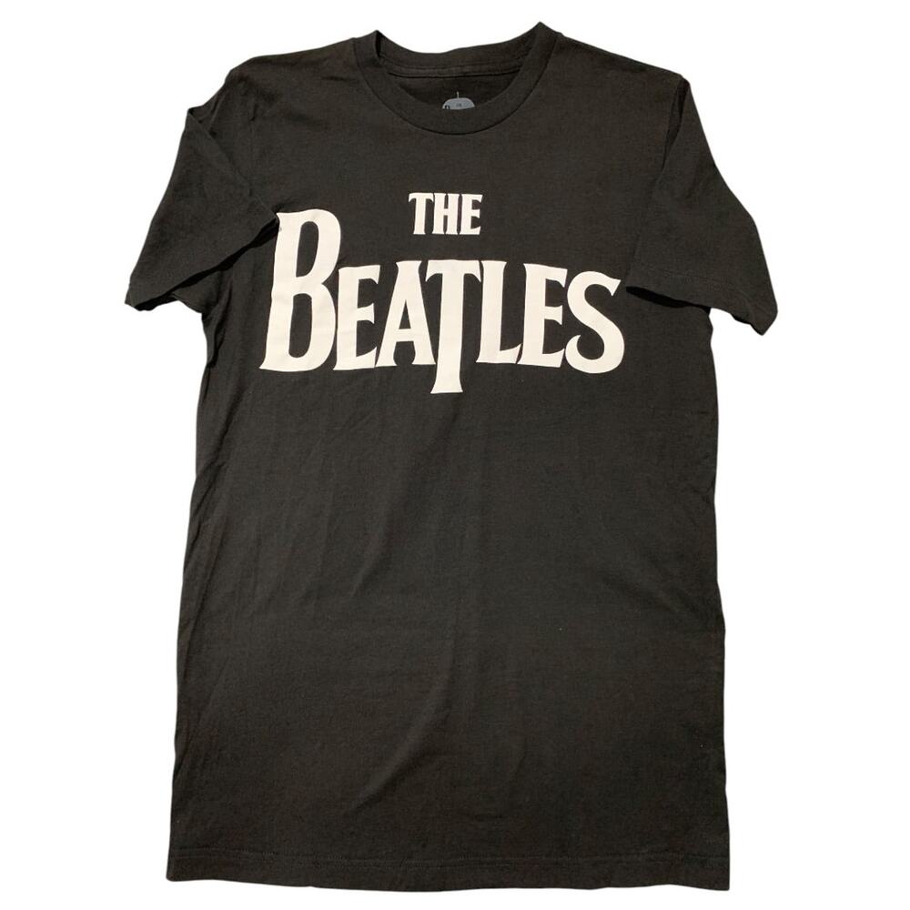 Medium The Beatles Black Short Sleeve Tshirt New Apple Brand